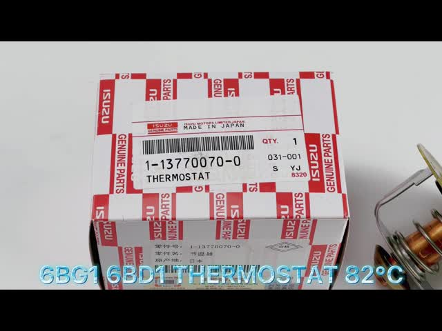 113770-0700 Excavator Engine Parts Engine Thermostat For 6BG1 6BD1 SK135SR video