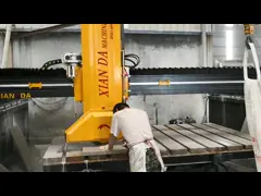 Машина каменного резца моста PLC для резать мраморный кварц video