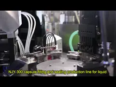 Liquid Gelatin Capsule Filling Machine Automatic Production Capacity 18000pcs/H video