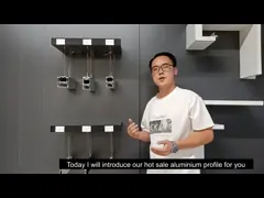 Алюминиевый heatsink приведенный профиля с ПК заморозил крышку для водителя в профиле СИД алюминиевом video