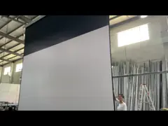16/9 300 pouces Tab Tensioned Motorized Projection Screen 160 degrés ont adapté aux besoins du client