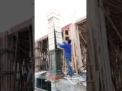 Прессформы штендера столбца цемента ABS 3700mm выставочного зала внешние video