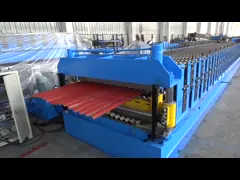 Durable Double Layer Roll Forming Machine 5.5KW Fully Automatic HRC Hardness