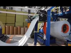 Линия панели сэндвича PU ленточного транспортера гусеницы прокатывая стальная video