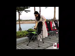 Ce Stowable Outdoor Entertainment Equipment 210d Portable Folding Lazy Chair video