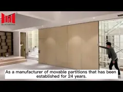 Restaurant Fire Rated Operable Partitions System 320KG Load Bearing