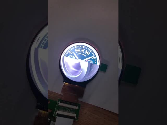 2,1 дюйма круговой LCD показывает 480x480 с интерфейсом SPI+RGB