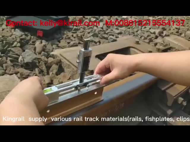 Frog Vertical Railway Gauge Measurement 40mm Range 1mm Accuracy