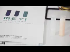 4.5g мини Eco покрасило форму пустых контейнеров бальзама овальную video