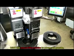 размер фармацевтической машины завалки капсулы 40000Пкс/Х автоматический небольшой video