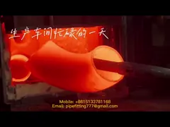 Butt Weld Steel Pipe Tee Fittings A234 Wp11 SCH40 Thickness