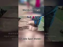 Двойной DC инвертора сварочного аппарата пятна столешницы головы 50HZ 2.2KN video