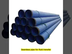 Метод стальной трубы углерода S355 безшовный горячий поверхностный покрашенный video