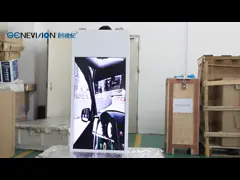 Крытый экран рекламы ТФТ Лкд рамка держателя потолка 43 дюймов супер тонкая video