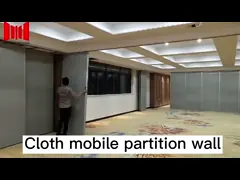 OEM ODM Sliding Wall Divider POM Hanging Wheels Folding Soundproof Walls