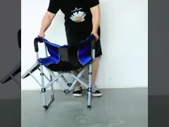 Хорошая нагрузка нося портативных и Stowable взрослых ткани 600D складывая облегченные шезлонги с носит сумку video