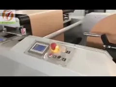 Сумка курьера машинного оборудования 60gsm бумажных мешков CE полностью автоматическая хаки бумажная делая машину video