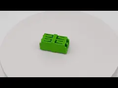 Материал ISO9001 переходника многорежимного волокна Flangeless RJ45 LC пластиковый video