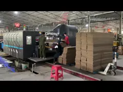 Full Computerized Flexo Printer Slotter Die-cutter High Speed Vacuum Transfer