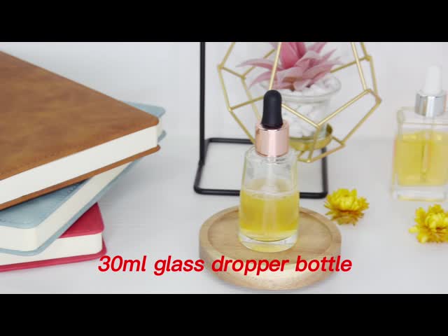 100ml 18/415ローズの金の点滴器のびんの漏出証拠ガラスのローションのびん