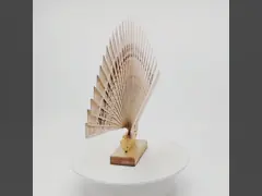 Небольшие китайские деревянные вентиляторы руки высекли персонализированные складывая вентиляторы для свадеб video