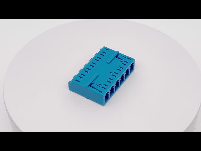 6つの方法LC UPCネットワークまたはデータ センタの多モードMM フランゲレス繊維の光学アダプターを統合した
