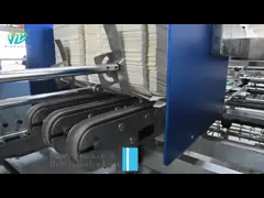 Автоматические ПК машины 80-160 коробки для завтрака бумаги Kraft гамбургера/минута video