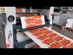 Коробка бумаги Kebab пульсации ODM умирает 100-190 раз автомата для резки/минута video