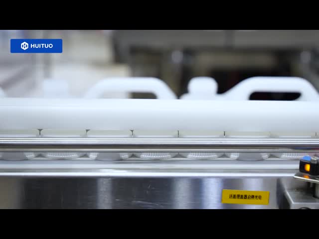 Máquina giratória 70bpm automático da selagem do tampão de garrafa do parafuso de Huituo