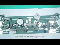 Oxygen Nitrogen Helium Argon Gas Changeover Manifold Stainless Steel Semi Automatic