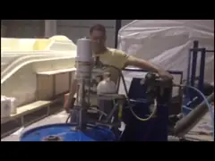 304 Stainless Steel Air Powered Spray Foam Transfer Pumps Ratio 5/1