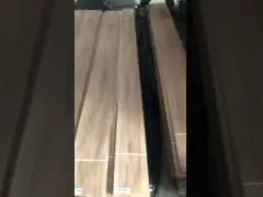 Отрезанная крона отрезала американский лист облицовки древесины грецкого ореха для мебели video