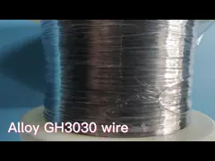 GH3030 High Temperature Alloy Wire 0.45mm For Mesh video