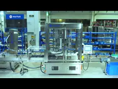 Машина 50bpm главного сервопривода 4 роторная покрывая для гаек и арахисов video