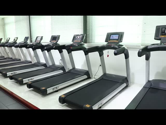 Профессиональный коммерчески третбан спортзала, машина тренировки спортзала идущая самоходная видео