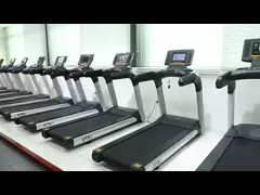 Профессиональный коммерчески третбан спортзала, машина тренировки спортзала идущая самоходная video