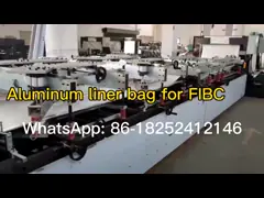 Модернизированный вкладыш сумки громоздк алюминиевой фольги версии сверхмощный пластиковый упаковывая химический материальный полиэтиленовый пакет делая машину video