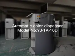 Компьютеризированный автоматический распределитель Colorant краски подкрашивая смешивать для краски внутренней и внешней стены video