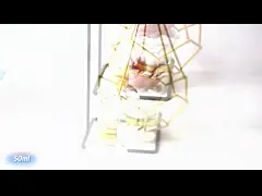 Фармацевтические стеклянные бутылки 50ml с опарником цилиндра завинчивой пробки стеклянным video