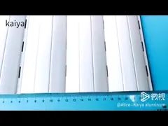 Изолированная алюминиевая шторка ролика профилирует PU пенясь 77mm video