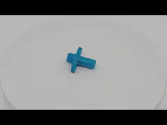 Flange FC To ST Hybrid Fiber Adapter Simplex Plastic Housing OEM ODM