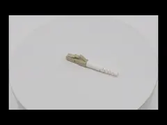 OEM UPC ПК соединителя GR326 APC оптического волокна LC ботинка 28.5mm чистый video