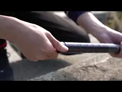 анодировать марганца многофункционального на открытом воздухе лопаткоулавливателя 3Cr13 регулируемый главный стальной video