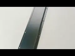 Металл Slatwall хранения гаража обшивает панелями черный цвет с крюками и винтами video