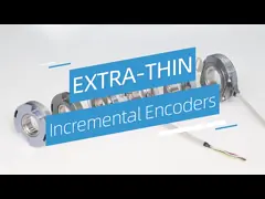 PC58 Ultra-thin Hollow Shaft Incremental Encoders Through Hole 10000ppr Resolution