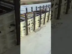 Ровный поверхностный пластиковый инжекционный метод литья форма-опалубкы для стены доли и луча ИСО9001 video