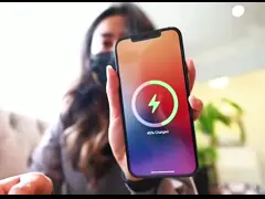 5 пусковая площадка алюминиевого сплава пусковой площадки Ци 15W 10W 7.5W катушек двойная беспроводная поручая video