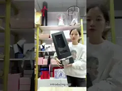 Коробка подарка бумажная с красочным картона крышки магнитное подгонянное для дня рождения свадеб video