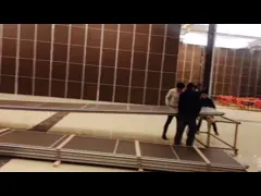 110mm Thickness Conference Room Movable Partitions Soundproof 45db