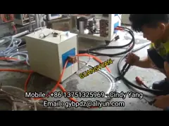 35KVA উচ্চ ফ্রিকোয়েন্সি সংযোজন হিটিং সরঞ্জাম / শক্ত করার জন্য মেশিন, জাল চুল্লি